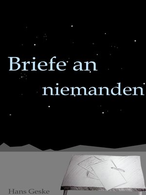 cover image of Briefe an niemanden